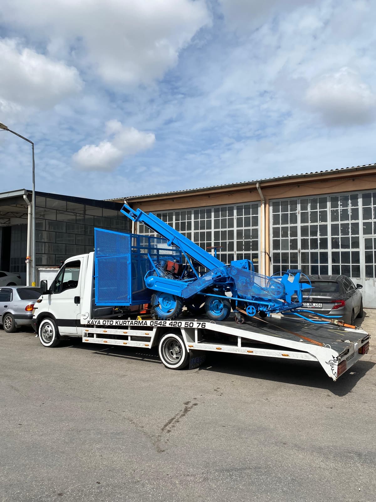 Tekne taşıma operasyonu